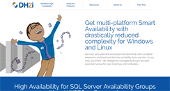 Desktop Screenshot of dh2i.com